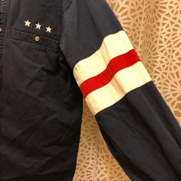 Vintage Wrangler American Flag Button Down - Picture 7 of 8